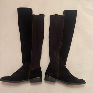 Black Knee High Boots